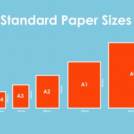 ขนาดของกระดาษตามมาตรฐานโรงพิมพ์